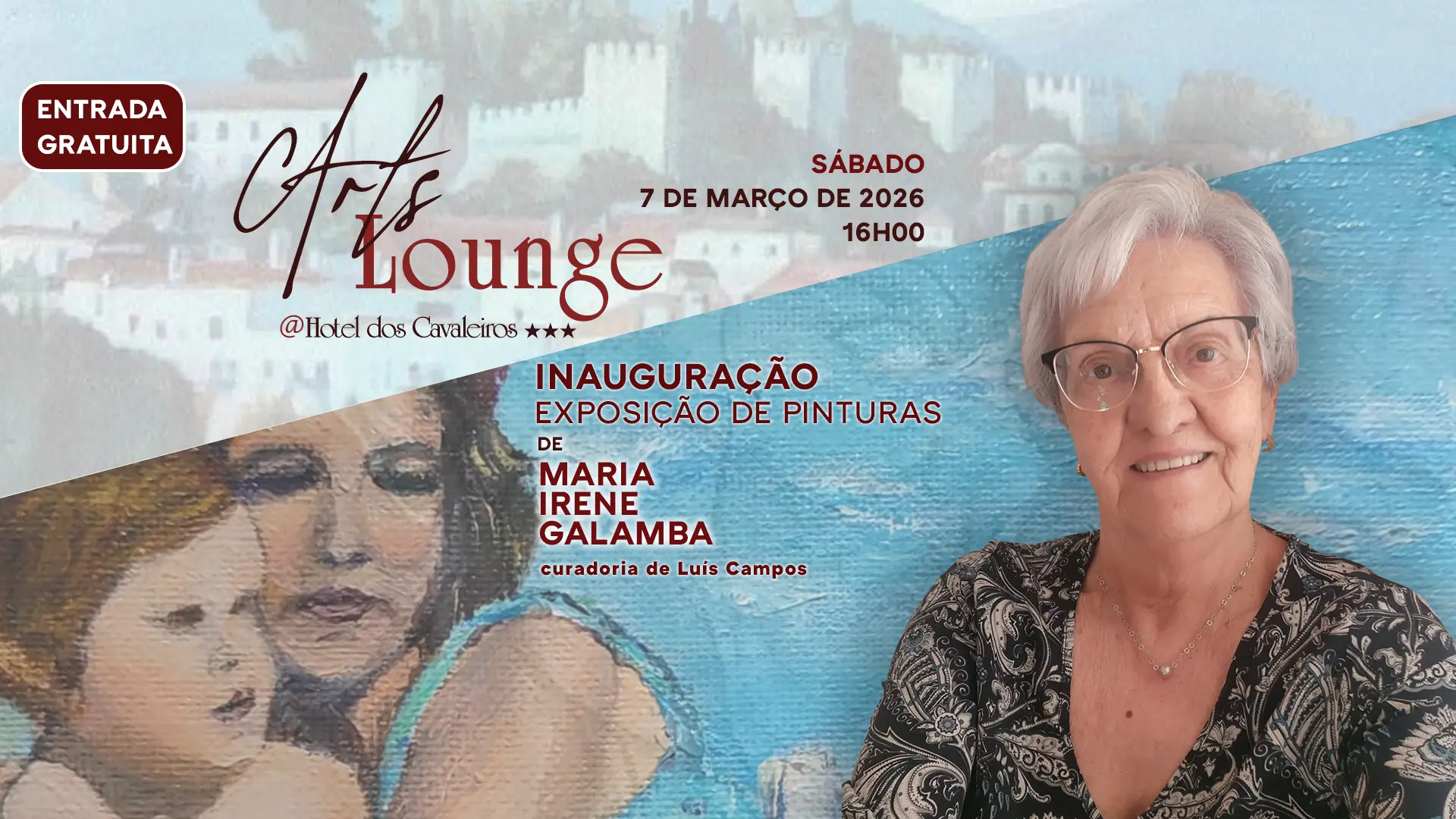 EXPOSIÇÃO DE PINTURAS - MARIA IRENE GALAMBA