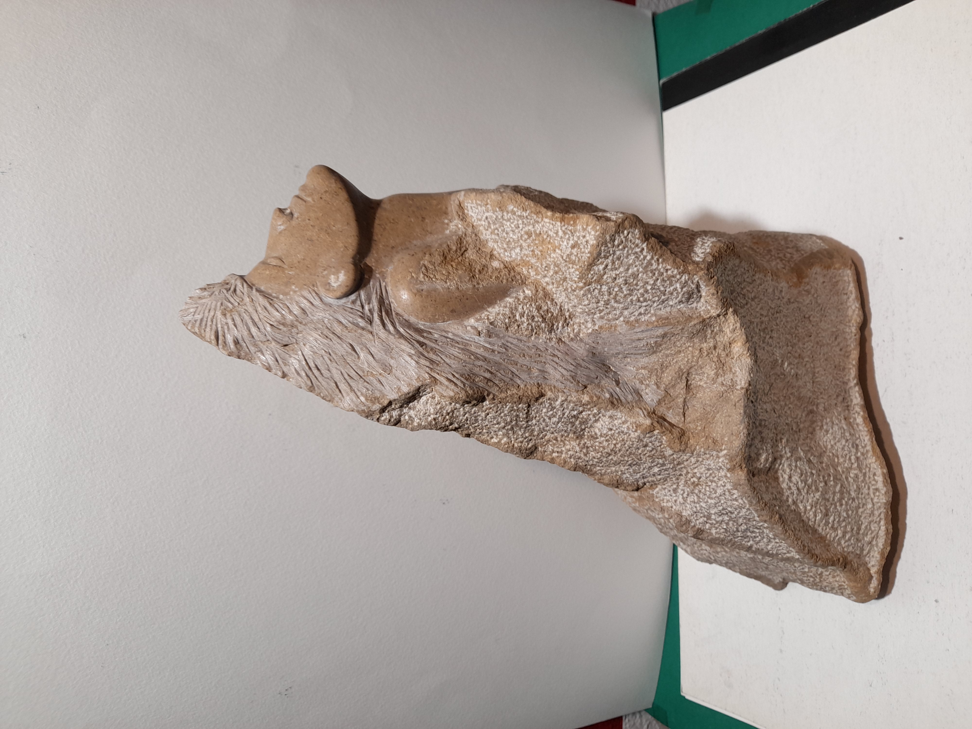 MULHER SURGINDO DA PEDRA